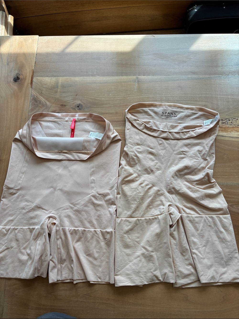 SPANX Nude High-Waist Seamless Shaping Shorts size 2X